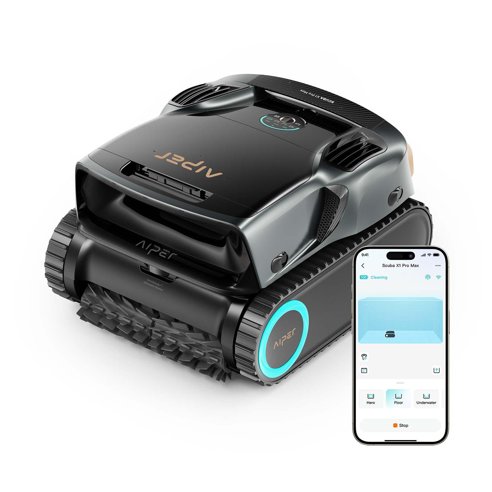 Aiper Scuba X1 Pro Max Cordless Robotic Pool Cleaner