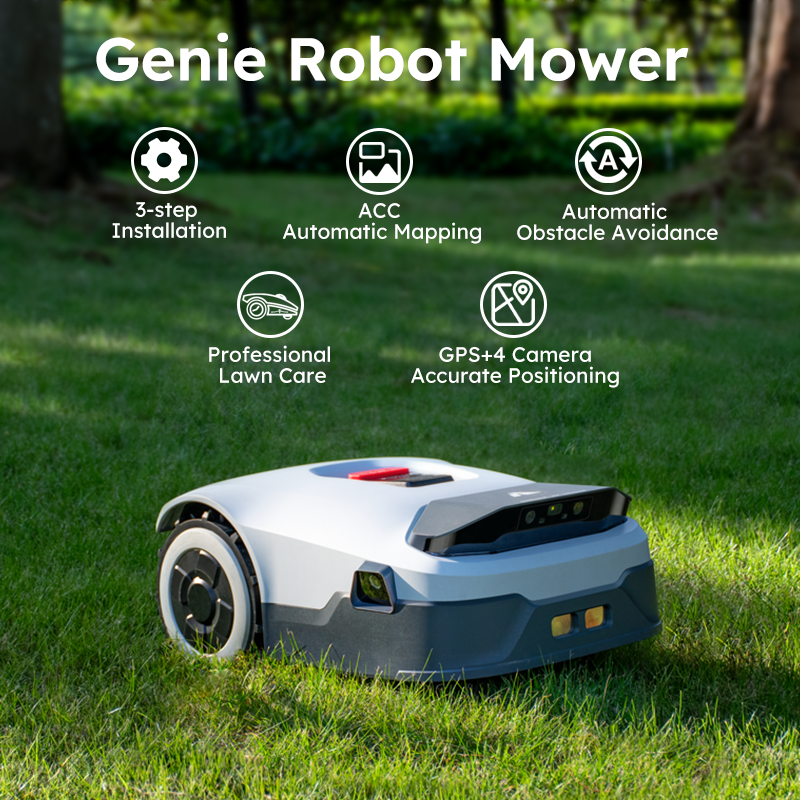 Advanced Genie AI Robot Lawn Mower with GPS Technology