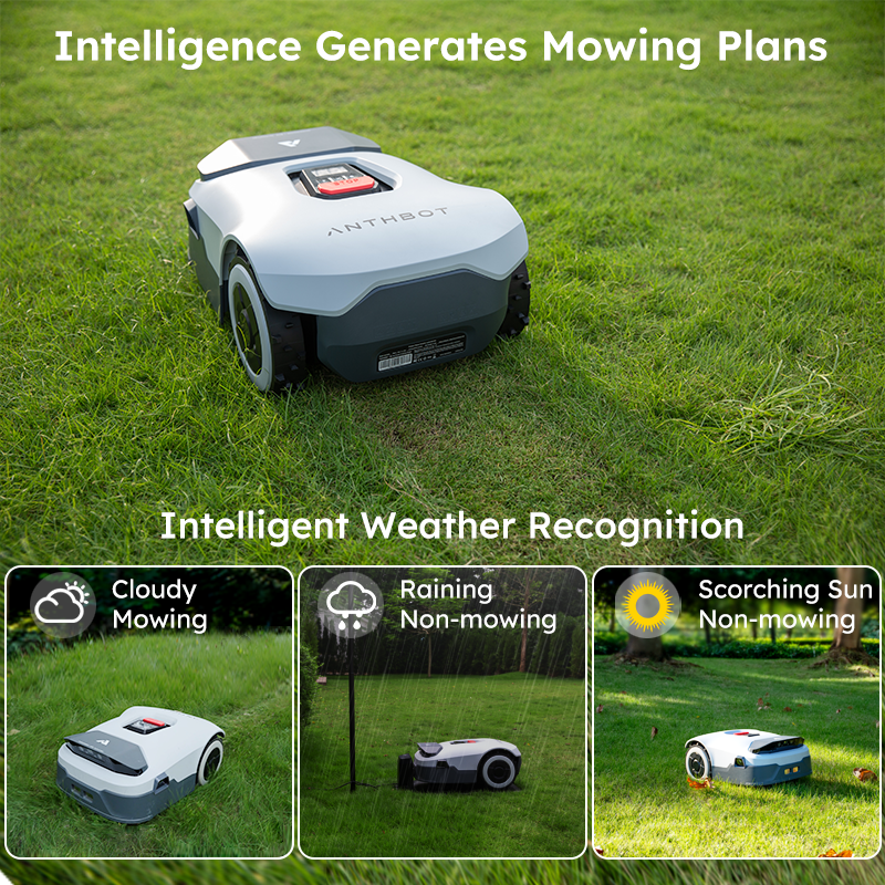 Advanced Genie AI Robot Lawn Mower with GPS Technology